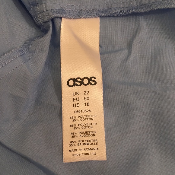 ASOS | Flutter Sleeve Off the Shoulder Top 18 NWT - Picture 5 of 5